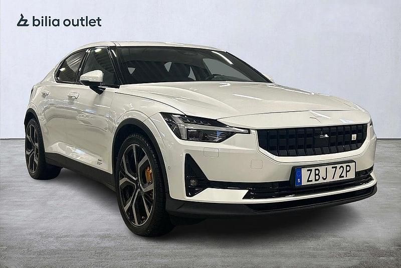 Begagnad Polestar 2 Pilot 300 kW (408 HK) 2020 Vit Halvkombi