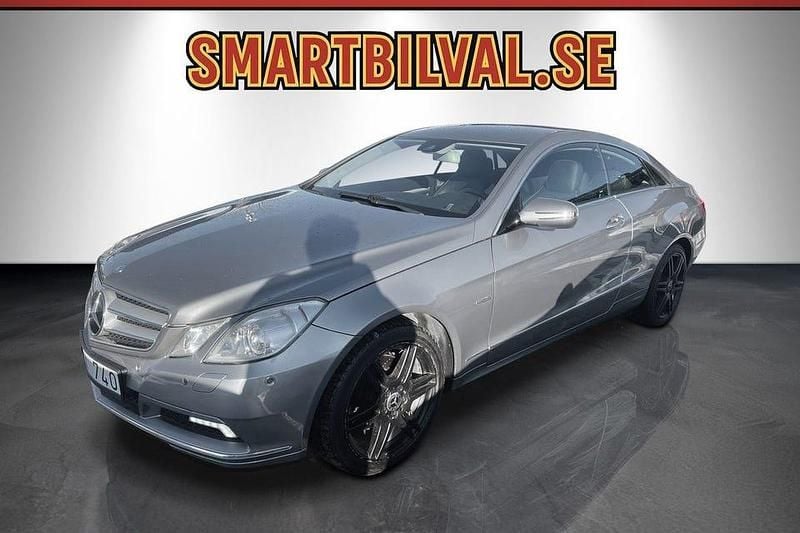 Begagnad Mercedes E350 292 HK (214 kW) 2009 Ljusgrå Sportkupé