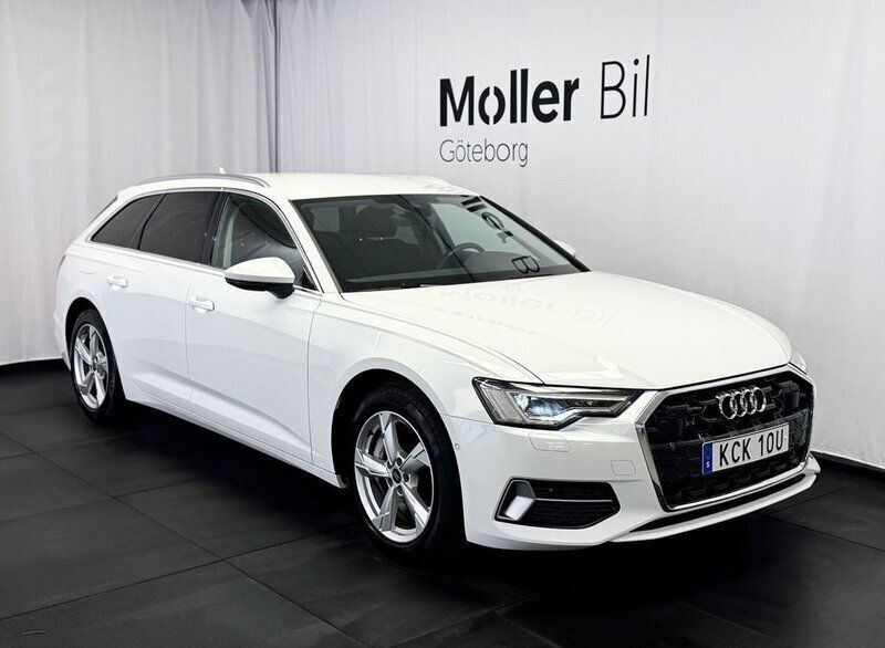 Vit Begagnad 2024 Audi A6 Sport Kombi | 454 900 kr - Bild 1/3
