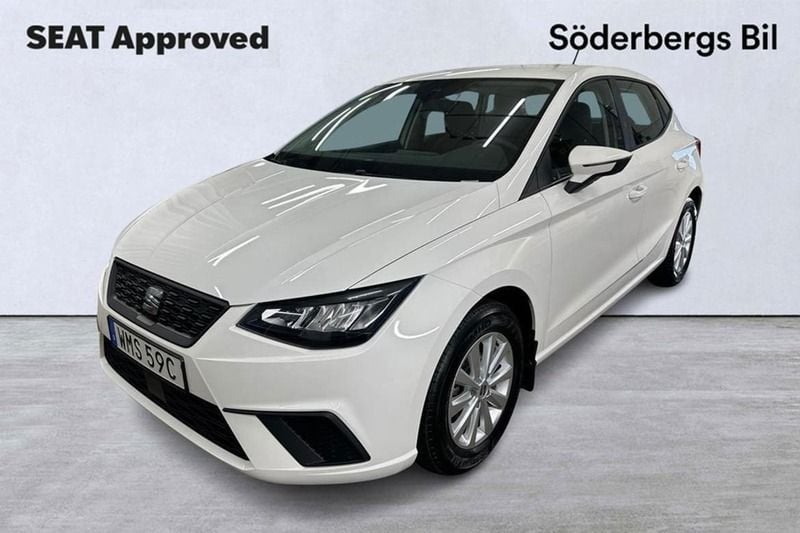 Vit Begagnad 2021 Seat Ibiza Halvkombi | 149 000 kr (Marknadspris) - Bild 1/4
