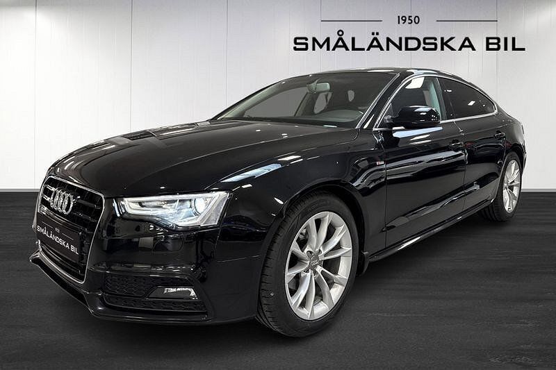 Svart Begagnad 2015 Audi A5 Sportback Halvkombi | 199 000 kr (Lite dyr) - Bild 1/4