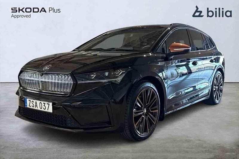 Svart Begagnad 2022 Skoda Enyaq iV SUV | 384 900 kr (Marknadspris) - Bild 1/1