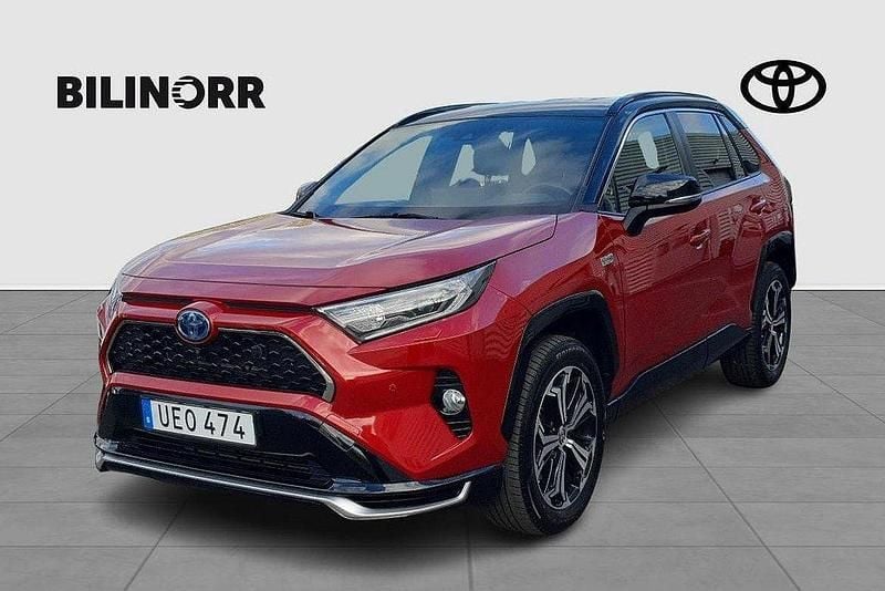 Röd Begagnad 2020 Toyota RAV4 Hybrid Premium SUV | 369 900 kr (Bra pris) - Bild 1/4