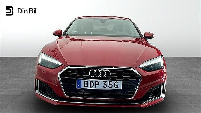 Begagnad Audi A5 Sportback Advanced Plus 245 HK (180 kW) 2020 Tangoröd metallic Halvkombi
