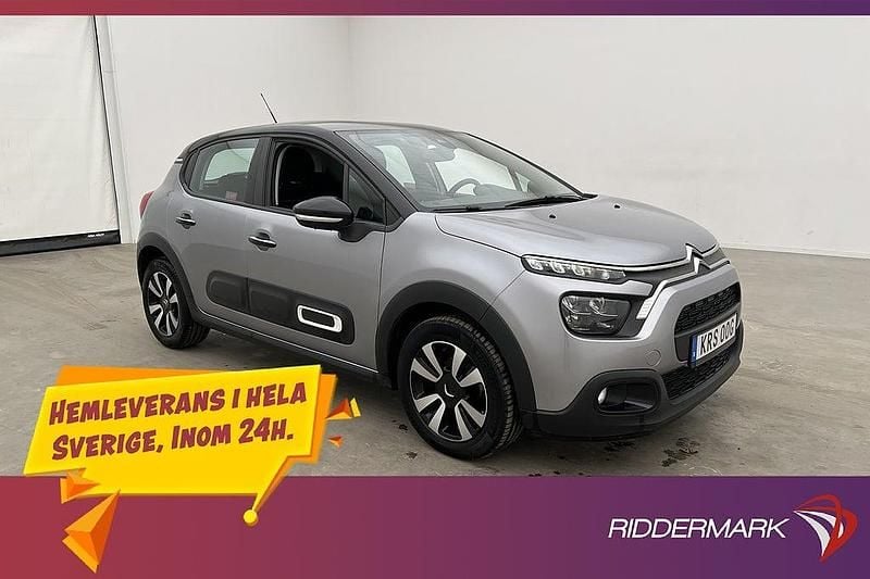 Begagnad Citroën C3 PureTech 110 HK (80 kW) 2022 Grå Halvkombi