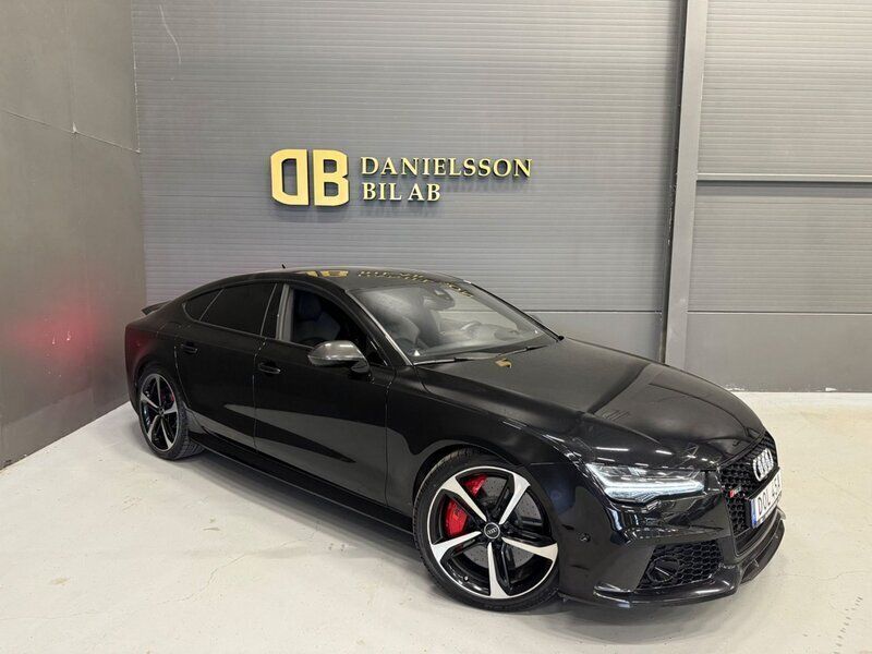 Svart Begagnad 2016 Audi RS7 Comfort Halvkombi | 499 800 kr (Marknadspris) - Bild 1/4