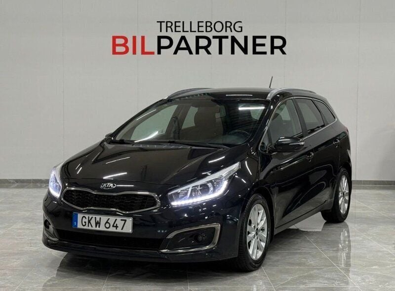 Svart Begagnad 2015 Kia Ceed Sportswagon Kombi | 109 900 kr (Marknadspris) - Bild 1/4