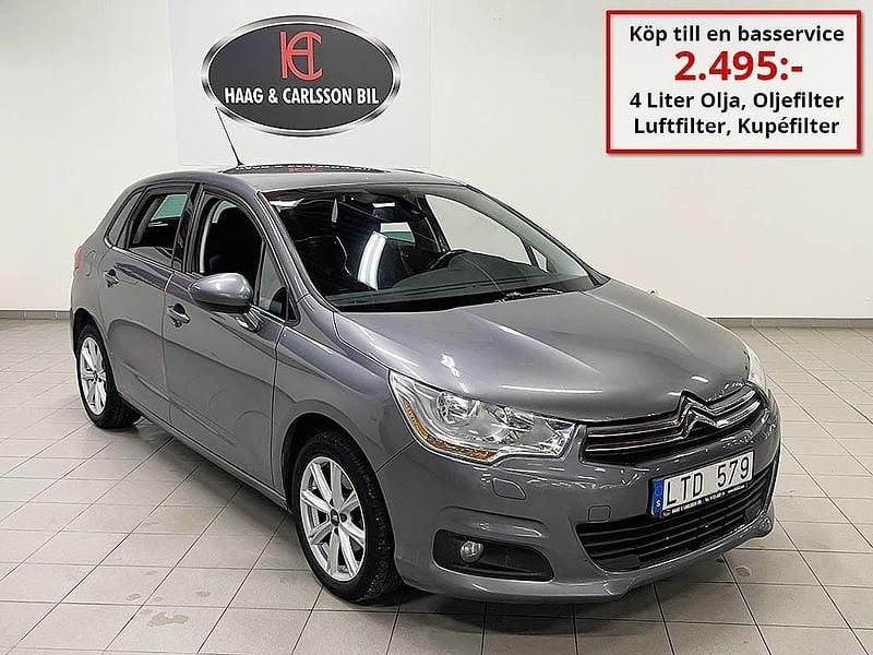 Grå Begagnad 2011 Citroën C4 Halvkombi | 44 900 kr (Marknadspris) - Bild 1/4