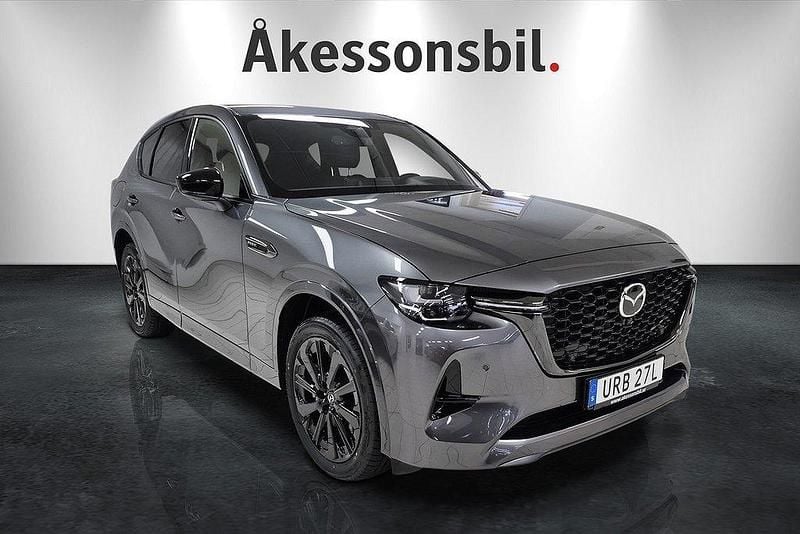 Machine grey Ny 2025 Mazda CX-60 Homura-Line SUV | 634 900 kr (Marknadspris) - Bild 1/4