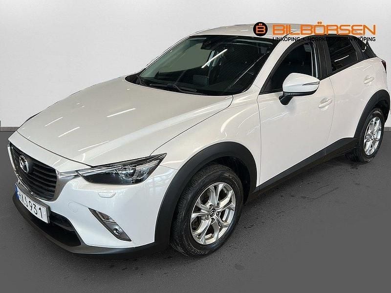 Vit Begagnad 2015 Mazda CX-3 SUV | 139 900 kr (Marknadspris) - Bild 1/4
