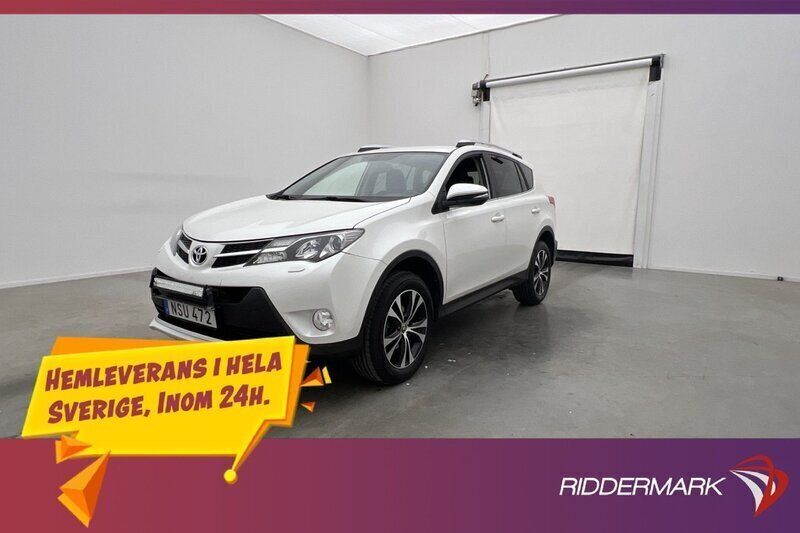 Vit Begagnad 2014 Toyota RAV4 Edition SUV | 129 800 kr (Marknadspris) - Bild 1/3