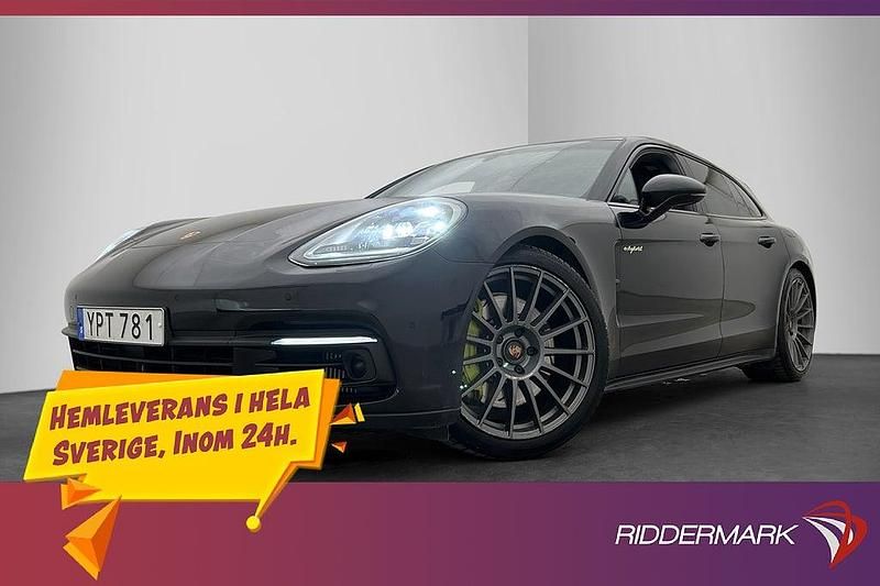 Svart Begagnad 2018 Porsche Panamera 4 Sport Turismo Sedan | 619 800 kr (Marknadspris) - Bild 1/3