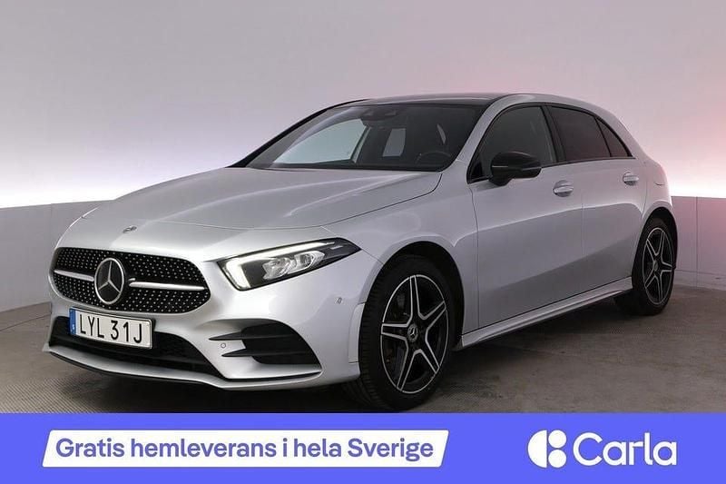 Silver Begagnad 2022 Mercedes A250 AMG Halvkombi | 262 990 kr (Marknadspris) - Bild 1/2