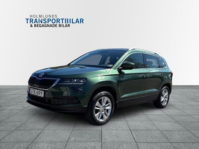 Grön Begagnad 2019 Skoda Karoq SUV | 249 900 kr (Marknadspris) - Bild 1/4