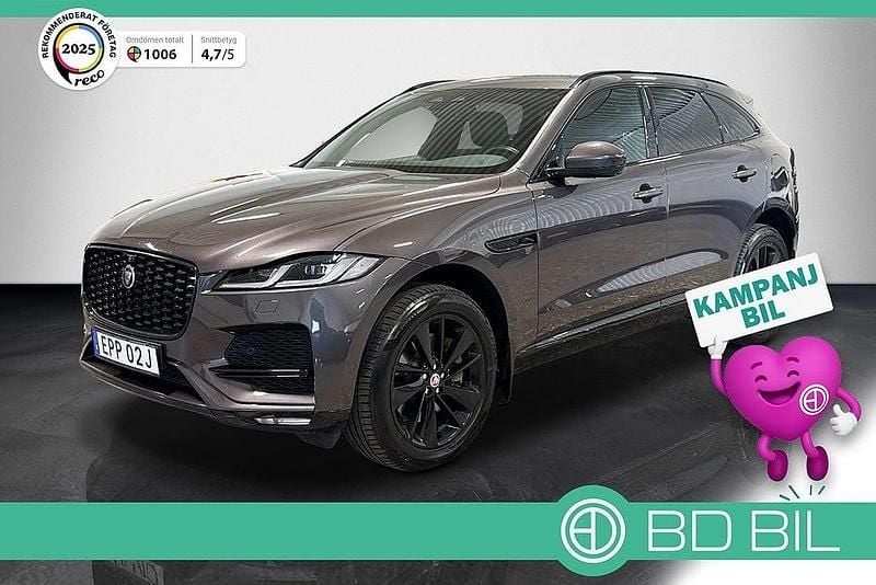 Grå Begagnad 2021 Jaguar F-Pace SUV | 461 900 kr (Superpris) - Bild 1/3