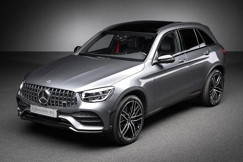 Begagnad Mercedes GLC43 AMG AMG 390 HK (286 kW) 2022 Selenitgrå metallic SUV