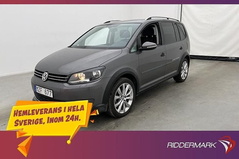 Mgrå Begagnad 2012 VW Touran Cross Minibuss | 139 800 kr (Dyr) - Bild 1/3