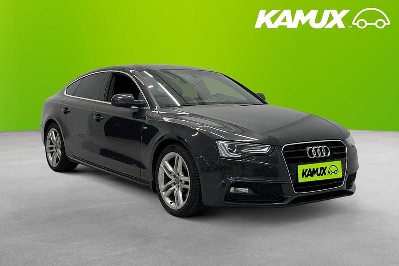 Mörkgrå (grå) Begagnad 2015 Audi A5 Sportback Halvkombi | 174 800 kr (Marknadspris) - Bild 1/3