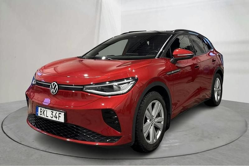 Röd Begagnad 2021 VW ID.4 GTX SUV | 339 000 kr (Marknadspris) - Bild 1/4