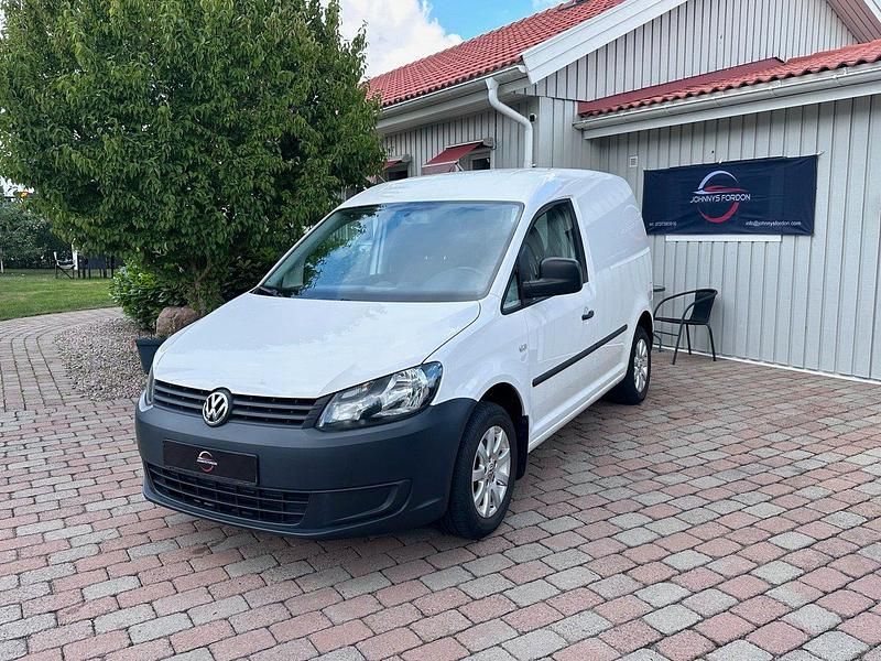 Vit Begagnad 2015 VW Caddy Minibuss | 69 900 kr (Marknadspris) - Bild 1/4