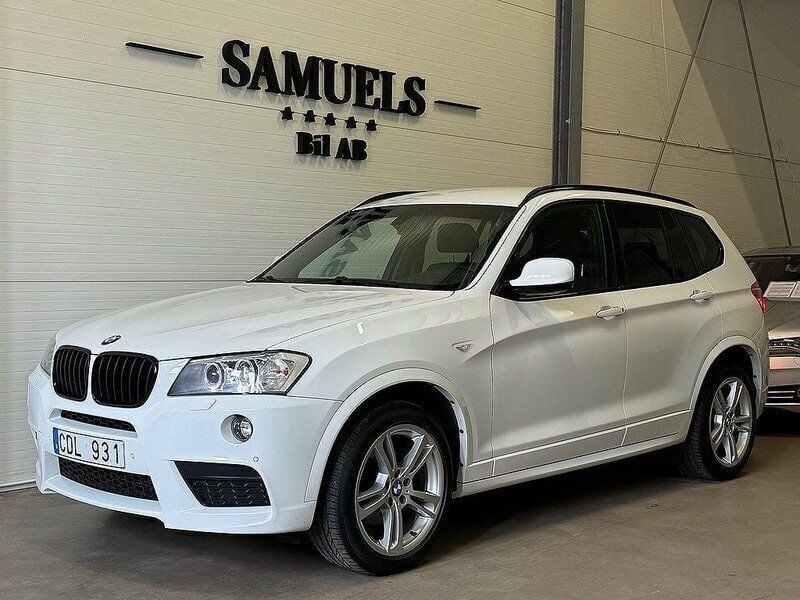 Vit Begagnad 2012 BMW X3 M Sport SUV | 189 900 kr (Marknadspris) - Bild 1/4