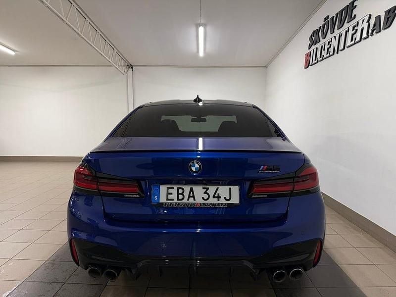 Begagnad BMW M5 Competition Edition 626 HK (460 kW) 2019 Blå Sedan