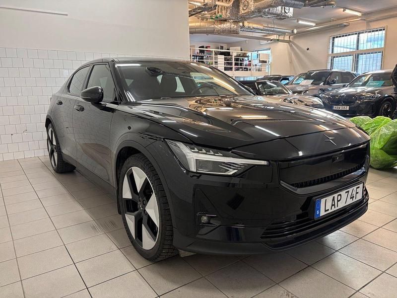 Begagnad Polestar 2 Long Range Dual motor 310 kW (422 HK) 2023 Svart Halvkombi