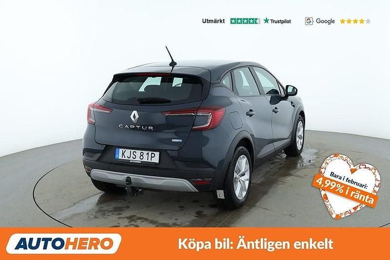 Begagnad Renault Captur Intens 162 HK (119 kW) 2021 Blå SUV