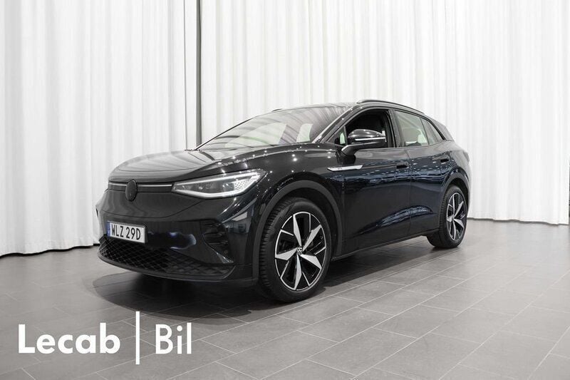 Svart (myth black metallic) Begagnad 2022 VW ID.4 GTX SUV | 344 500 kr (Superpris) - Bild 1/4