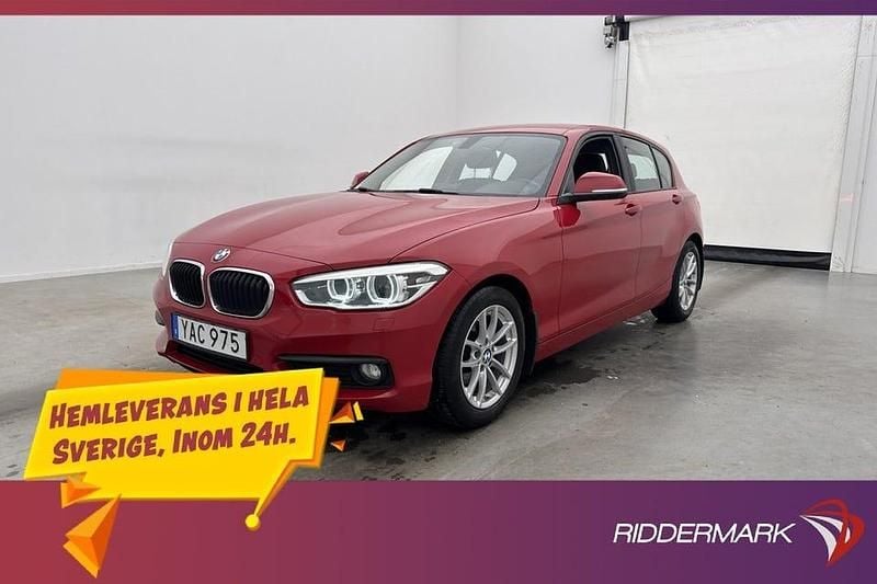 Röd Begagnad 2015 BMW 116 Advantage Halvkombi | 134 800 kr (Marknadspris) - Bild 1/3
