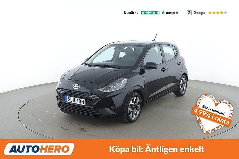 Begagnad Hyundai i10 Prime 68 HK (50 kW) 2023 Svart Halvkombi