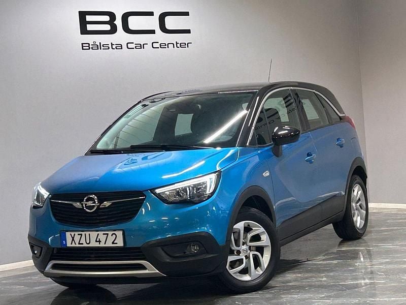 Blå Begagnad 2018 Opel Crossland X Dynamic SUV | 159 900 kr (Marknadspris) - Bild 1/4