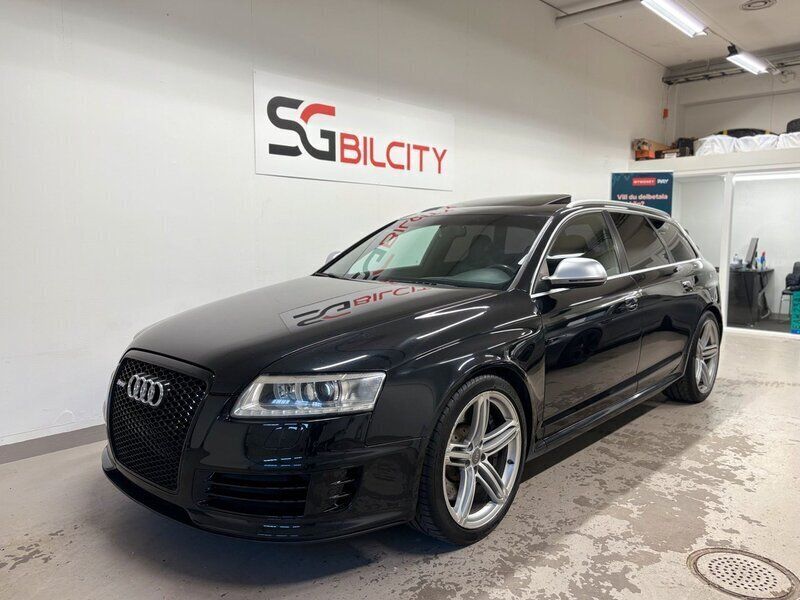 Svart Begagnad 2008 Audi RS6 Comfort Kombi | 209 900 kr - Bild 1/4