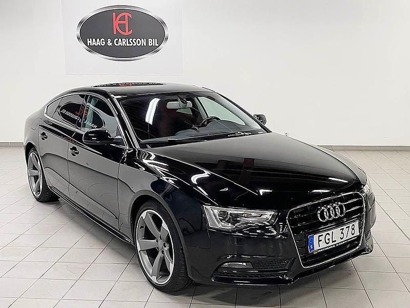 Begagnad Audi A5 Sportback 177 HK (130 kW) 2014 Svart Halvkombi