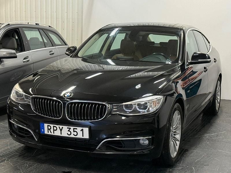 Begagnad BMW 335 Gran Turismo Luxury Line 306 HK (225 kW) 2013 Svart Halvkombi