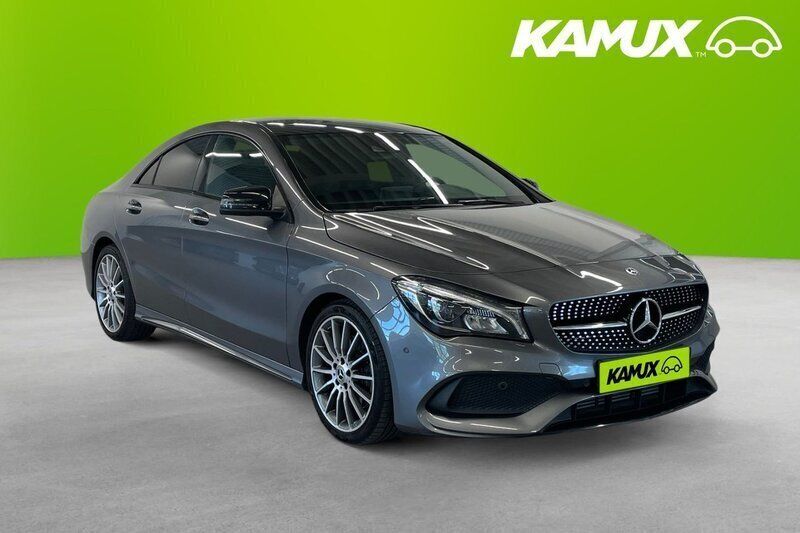 Mörkgrå (grå) Begagnad 2018 Mercedes CLA220 AMG Sedan | 226 800 kr - Bild 1/3