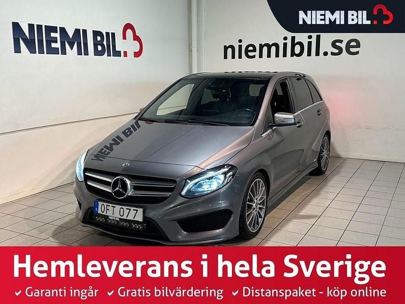 Mörkgrå Begagnad 2017 Mercedes B200 AMG Minibuss | 149 900 kr (Marknadspris) - Bild 1/3