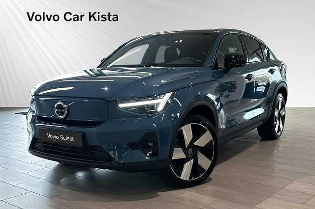 Blå Begagnad 2023 Volvo EC40 Ultimate SUV | 424 400 kr (Lite dyr) - Bild 1/4