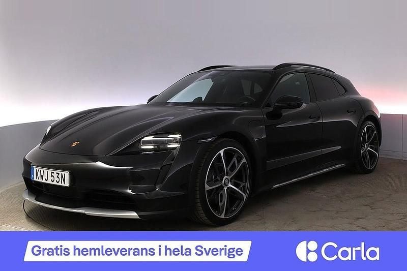 Svart Begagnad 2023 Porsche Taycan Cross Turismo Kombi | 714 990 kr - Bild 1/4