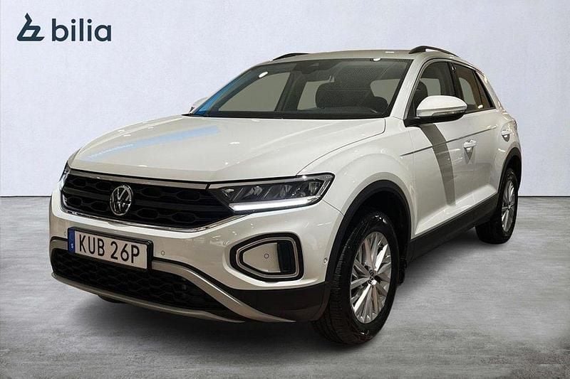 Vit Begagnad 2022 VW T-Roc SUV | 269 900 kr (Marknadspris) - Bild 1/4