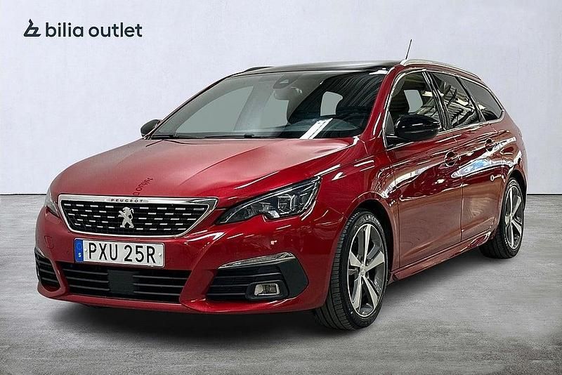 Begagnad Peugeot 308 SW GT-line 131 HK (96 kW) 2019 Röd Kombi