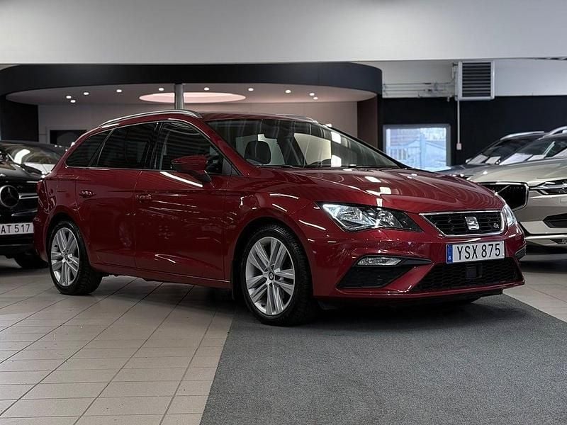 Begagnad Seat Leon ST Beats 131 HK (96 kW) 2018 Röd Kombi