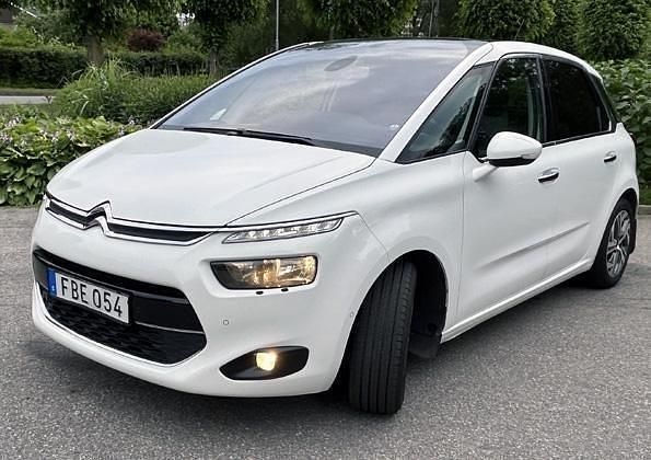 Vit Begagnad 2015 Citroën C4 Picasso Minibuss | 99 000 kr (Marknadspris) - Bild 1/4