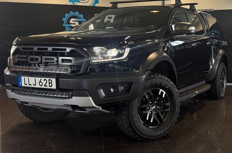 Svart Begagnad 2020 Ford Ranger Raptor Pickup | 419 000 kr (Bra pris) - Bild 1/4