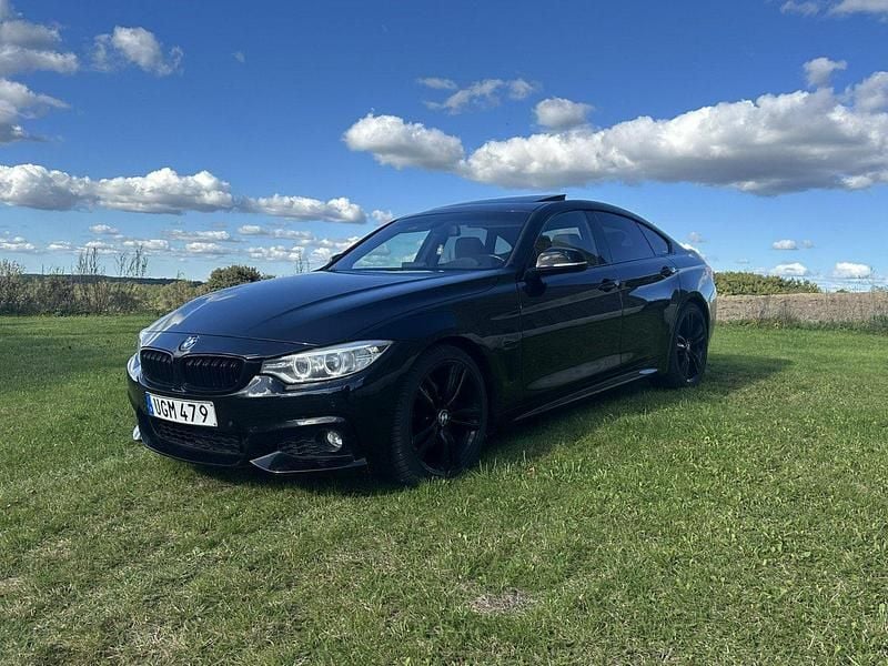 Svart Begagnad 2015 BMW 420 Gran Coupé M Sport Sportkupé | 189 995 kr (Bra pris) - Bild 1/4