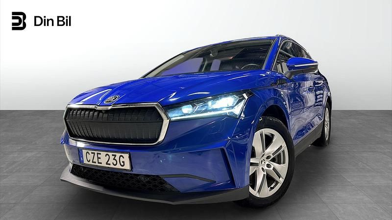 Blå Begagnad 2022 Skoda Enyaq iV SUV | 284 900 kr (Superpris) - Bild 1/4