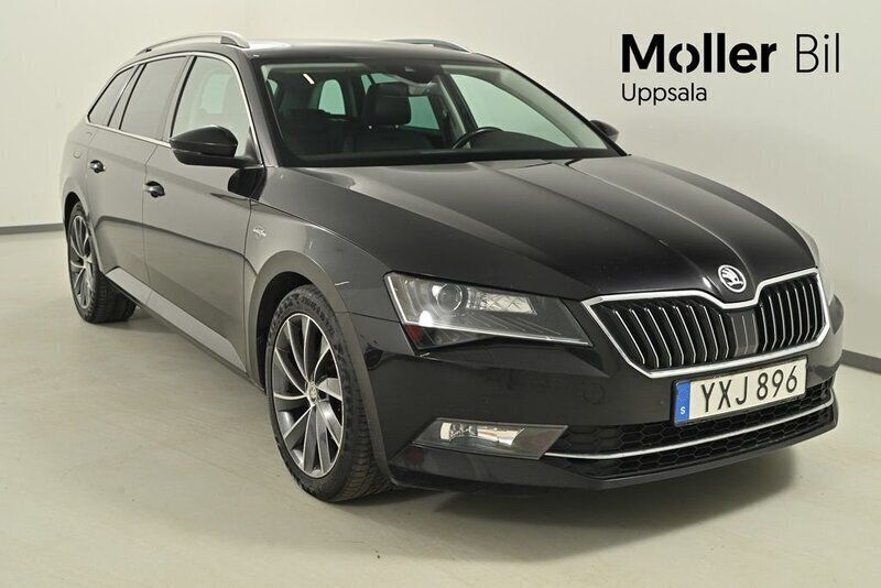 Svart Begagnad 2018 Skoda Superb LAURIN & KLEMENT Kombi | 179 000 kr (Superpris) - Bild 1/4