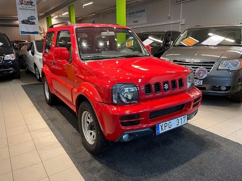 Begagnad Suzuki Jimny 85 HK (62 kW) 2006 Röd SUV