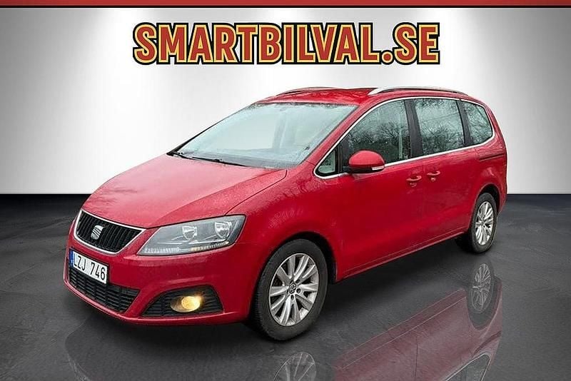 Röd Begagnad 2011 Seat Alhambra Minibuss | 69 900 kr (Lite dyr) - Bild 1/4