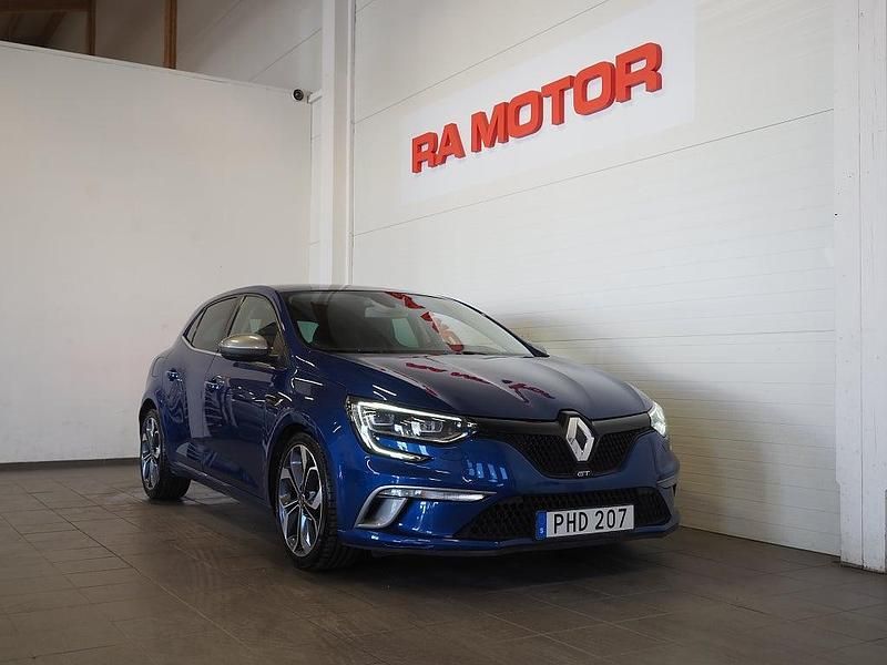 Blå Begagnad 2017 Renault Mégane GT Line Bose Edition Halvkombi | 174 900 kr - Bild 1/3